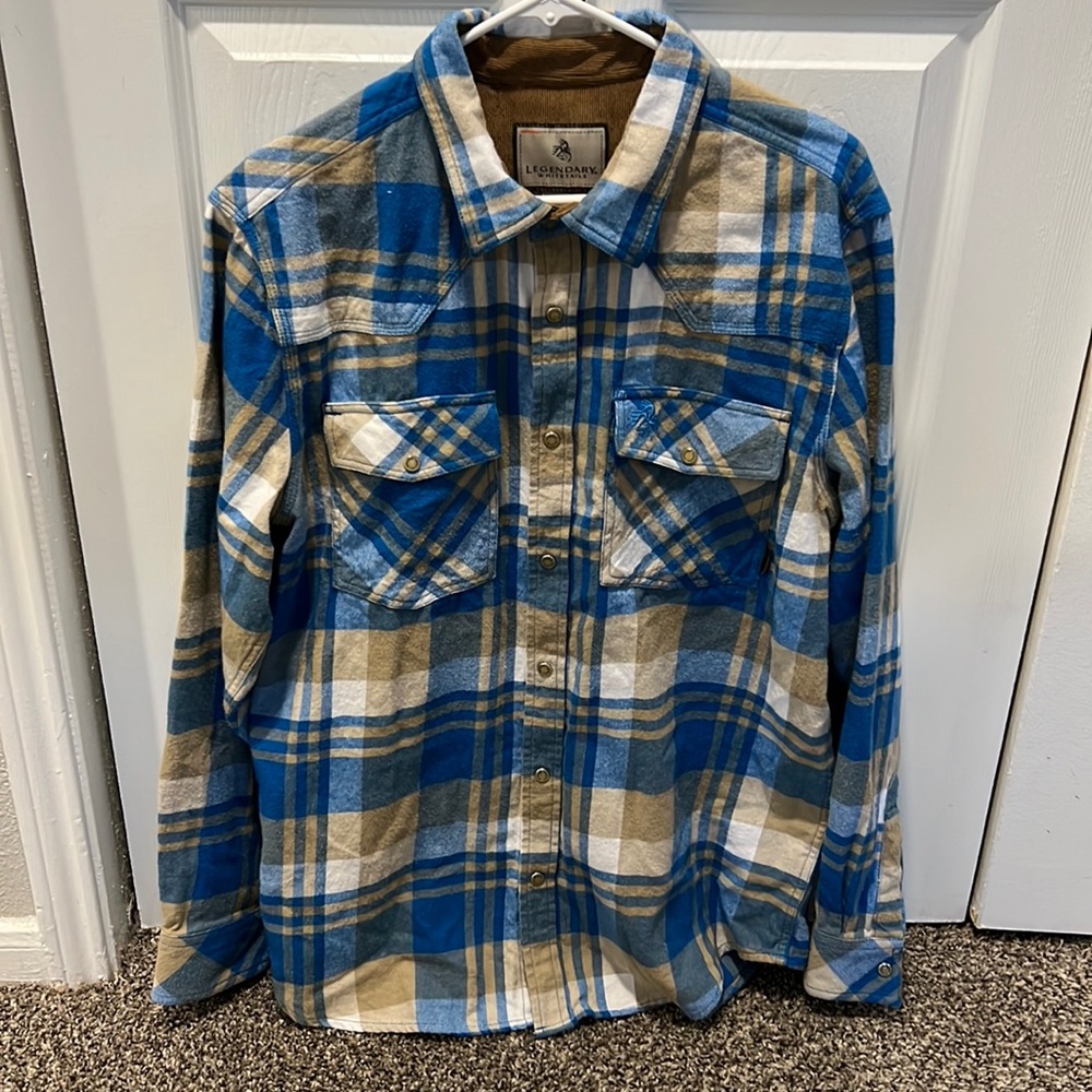 Legendary whitetails pearl snap Flannel